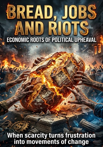 'Cover von Bread, Jobs and Riots: Economic Roots of Political Upheaval'-Cover