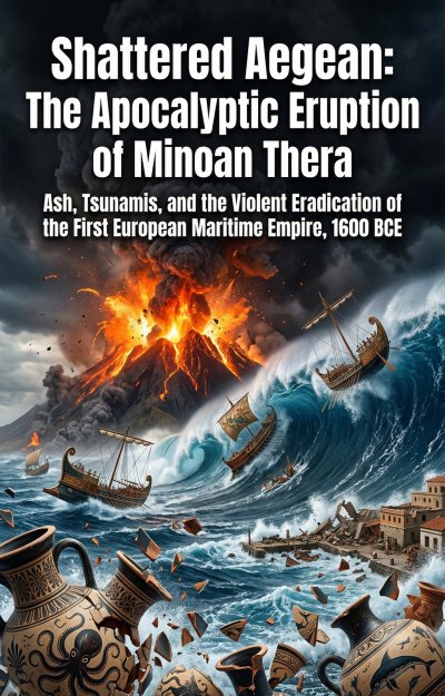 'Cover von Shattered Aegean: The Apocalyptic Eruption of Minoan Thera'-Cover