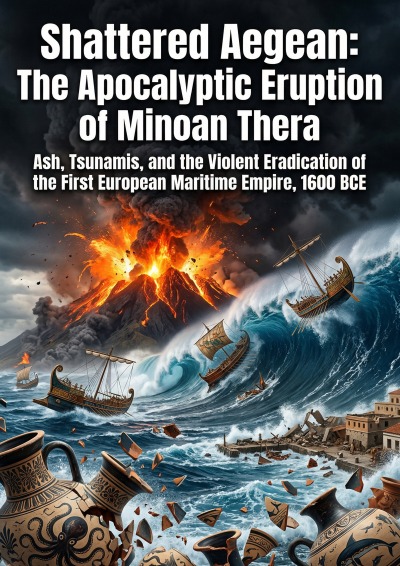 'Cover von Shattered Aegean: The Apocalyptic Eruption of Minoan Thera'-Cover