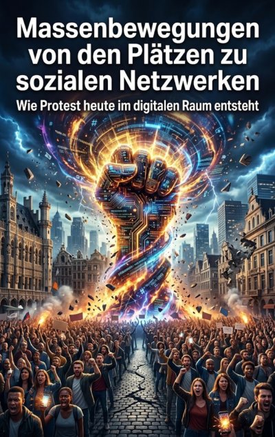 'Cover von Massenbewegungen von den Plätzen zu sozialen Netzwerken'-Cover