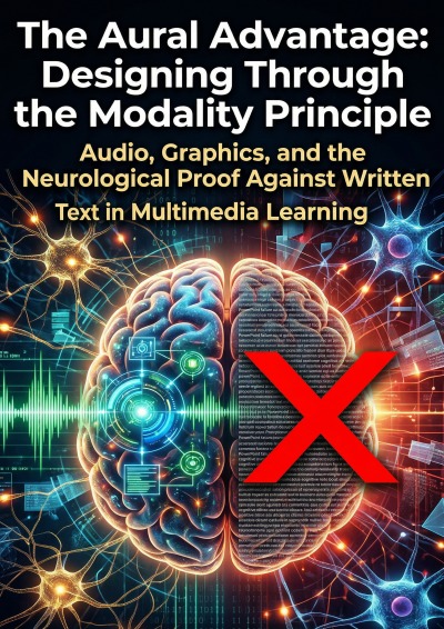 'Cover von The Aural Advantage: Designing Through the Modality Principle'-Cover