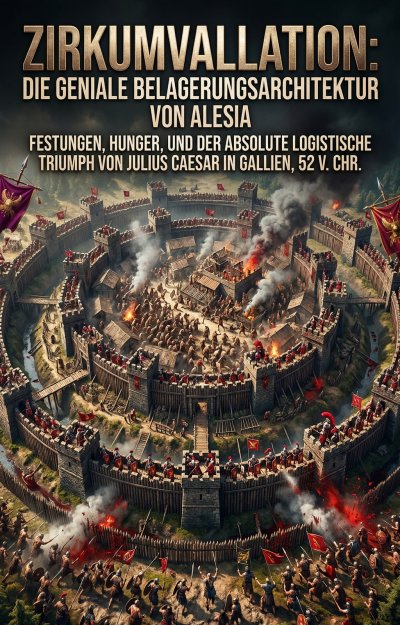 'Cover von Zirkumvallation: Die geniale Belagerungsarchitektur von Alesia'-Cover