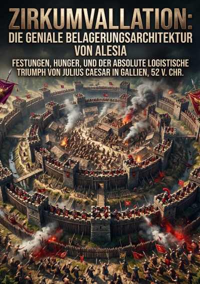 'Cover von Zirkumvallation: Die geniale Belagerungsarchitektur von Alesia'-Cover