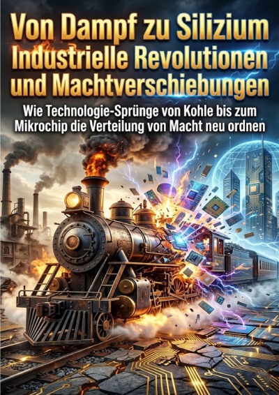 'Cover von Von Dampf zu Silizium: Industrielle Revolutionen und Machtverschiebungen'-Cover