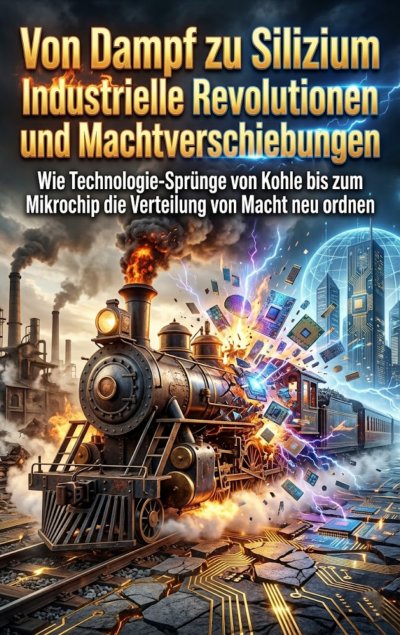 'Cover von Von Dampf zu Silizium: Industrielle Revolutionen und Machtverschiebungen'-Cover