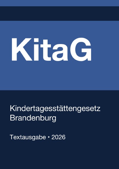 'Cover von KitaG – Kindertagesstättengesetz Brandenburg 2026'-Cover