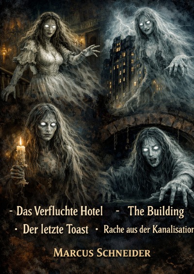 'Cover von Das verfluchte Hotel – Der letzte Toast – Rache aus der Kanalisation – The Building'-Cover