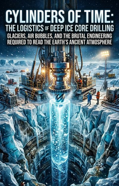 'Cover von Cylinders of Time: The Logistics of Deep Ice Core Drilling'-Cover