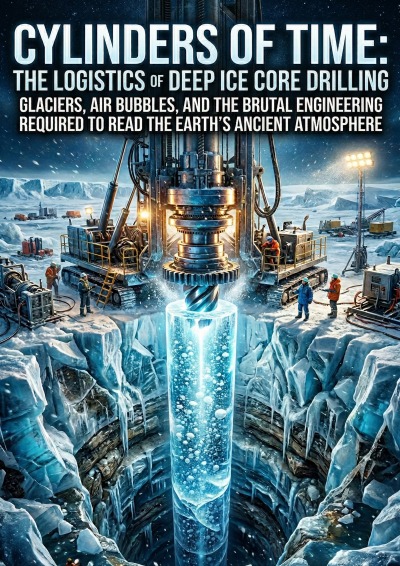 'Cover von Cylinders of Time: The Logistics of Deep Ice Core Drilling'-Cover