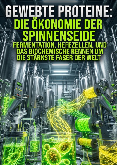 'Cover von Gewebte Proteine: Die Ökonomie der künstlichen Spinnenseide'-Cover