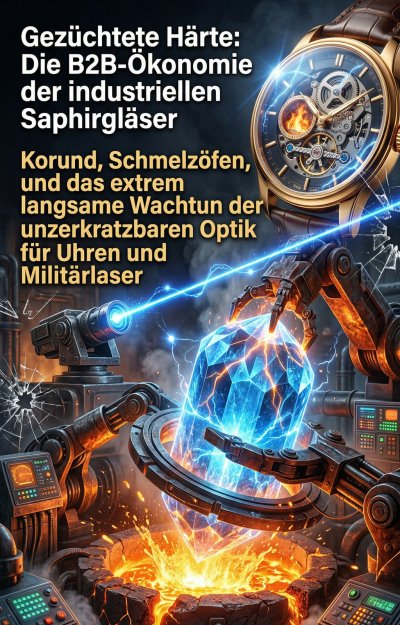 'Cover von Gezüchtete Härte: Die B2B-Ökonomie der industriellen Saphirgläser'-Cover