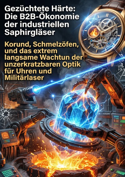 'Cover von Gezüchtete Härte: Die B2B-Ökonomie der industriellen Saphirgläser'-Cover