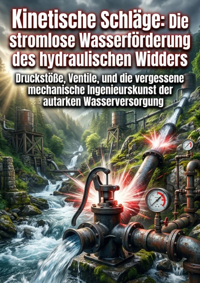 'Cover von Kinetische Schläge: Die stromlose Wasserförderung des hydraulischen Widders'-Cover
