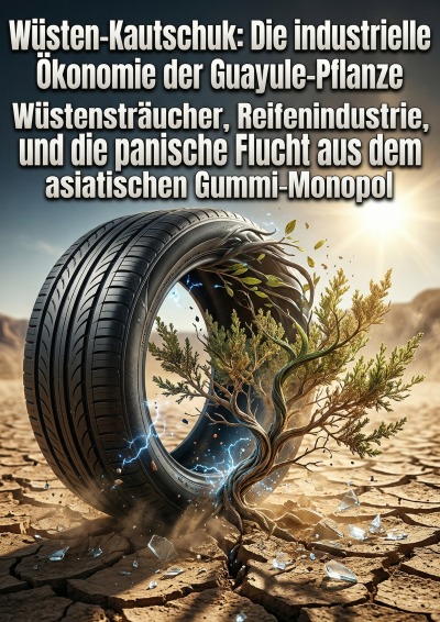 'Cover von Wüsten-Kautschuk: Die industrielle Ökonomie der Guayule-Pflanze'-Cover