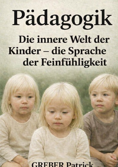 'Cover von Pädagogik –  Die innere Welt der Kinder – die Sprache der Feinfühligkeit'-Cover