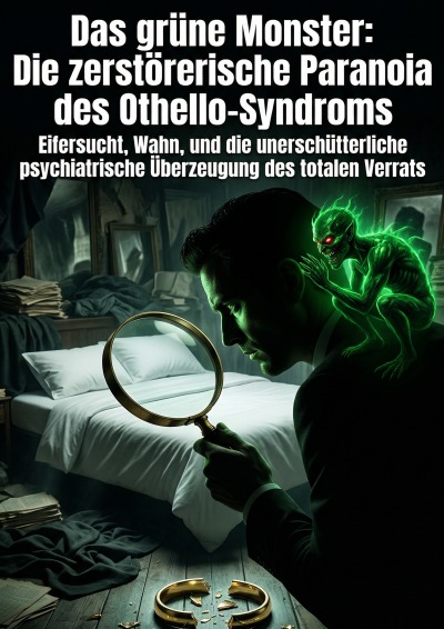 'Cover von Das grüne Monster: Die zerstörerische Paranoia des Othello-Syndroms'-Cover