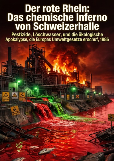 'Cover von Der rote Rhein: Das chemische Inferno von Schweizerhalle'-Cover