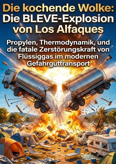 'Cover von Die kochende Wolke: Die BLEVE-Explosion von Los Alfaques'-Cover