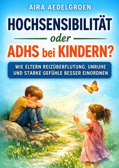 'Cover von Hochsensibilität oder ADHS bei Kindern?'-Cover