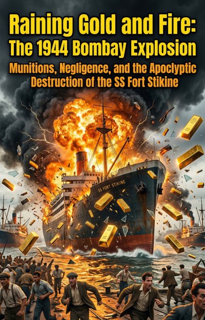 'Cover von Raining Gold and Fire: The 1944 Bombay Explosion'-Cover