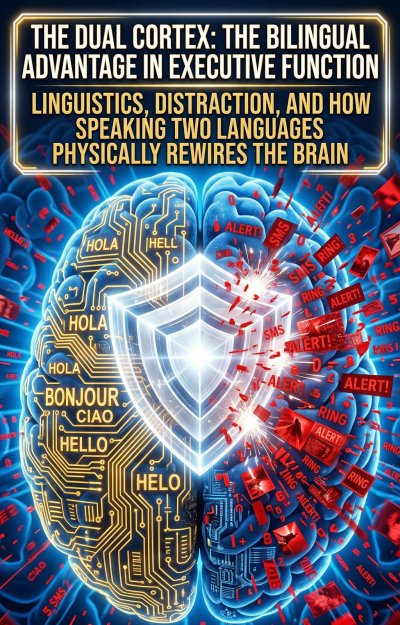 'Cover von The Dual Cortex: The Bilingual Advantage in Executive Function'-Cover