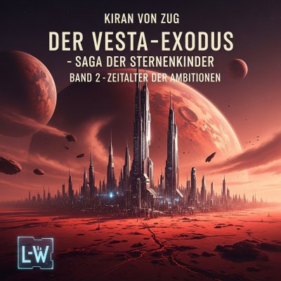 'Cover von Der Vesta-Exodus – Die Saga der Sternenkinder – Band 2 – Das Zeitalter der Ambitionen'-Cover
