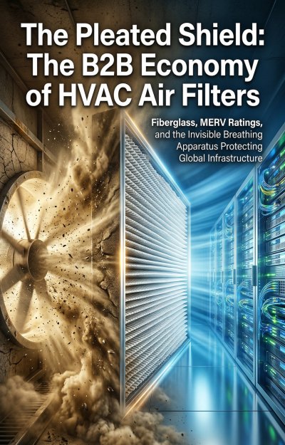 'Cover von The Pleated Shield: The B2B Economy of HVAC Air Filters'-Cover