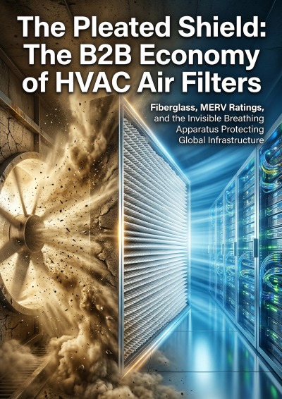 'Cover von The Pleated Shield: The B2B Economy of HVAC Air Filters'-Cover