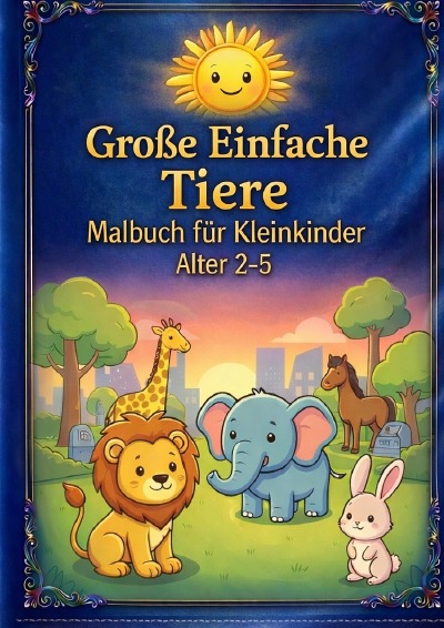 'Cover von Süße Tiere: Malbuch für Kleinkinder'-Cover