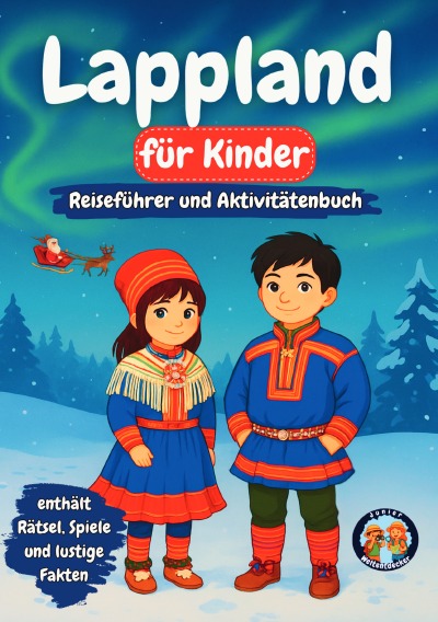 'Cover von Lappland für Kinder – Reiseführer und Aktivitätenbuch'-Cover