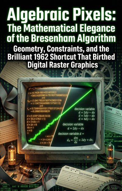 'Cover von Algebraic Pixels: The Mathematical Elegance of the Bresenham Algorithm'-Cover