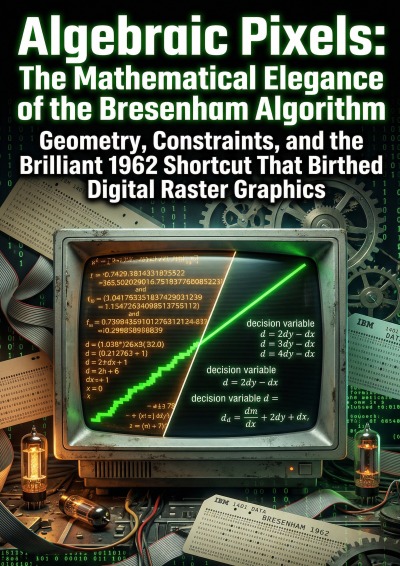 'Cover von Algebraic Pixels: The Mathematical Elegance of the Bresenham Algorithm'-Cover