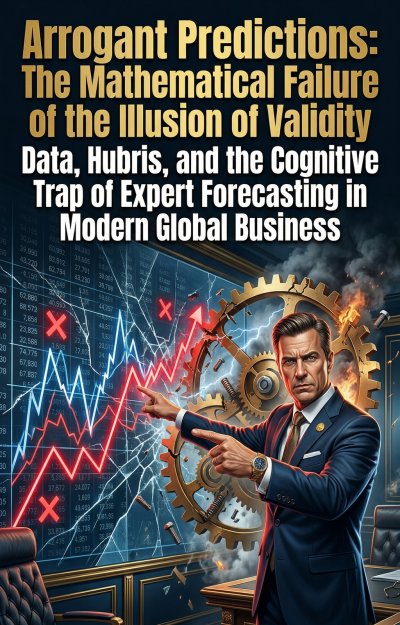 'Cover von Arrogant Predictions: The Mathematical Failure of the Illusion of Validity'-Cover