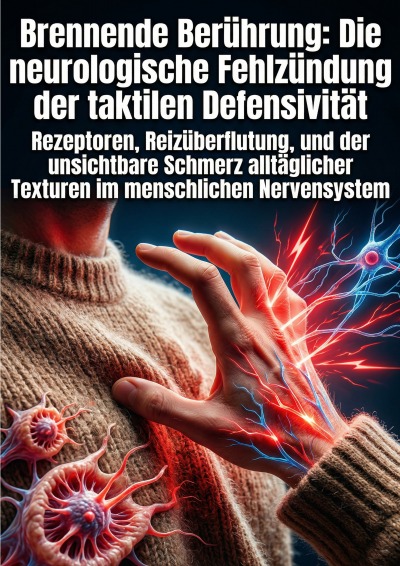 'Cover von Brennende Berührung: Die neurologische Fehlzündung der taktilen Defensivität'-Cover