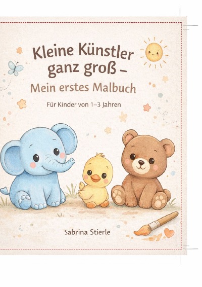 'Cover von Kleine Künstler ganz groß – Mein erstes Malbuch'-Cover