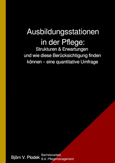 'Cover von Ausbildungsstationen in der Pflege:'-Cover