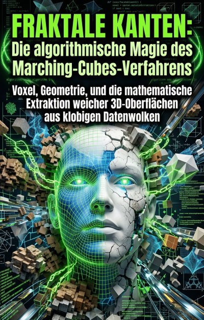 'Cover von Fraktale Kanten: Die algorithmische Magie des Marching-Cubes-Verfahrens'-Cover