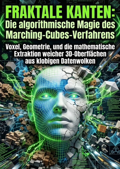 'Cover von Fraktale Kanten: Die algorithmische Magie des Marching-Cubes-Verfahrens'-Cover