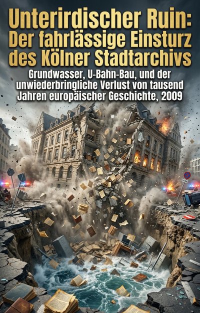 'Cover von Unterirdischer Ruin: Der fahrlässige Einsturz des Kölner Stadtarchivs'-Cover