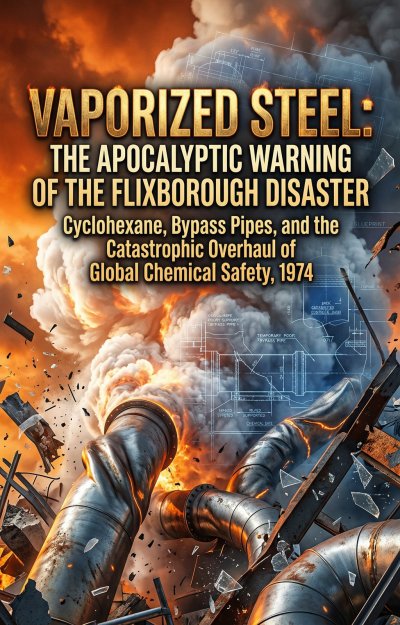 'Cover von Vaporized Steel: The Apocalyptic Warning of the Flixborough Disaster'-Cover