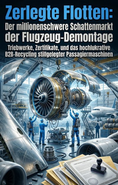 'Cover von Zerlegte Flotten: Der millionenschwere Schattenmarkt der Flugzeug-Demontage'-Cover