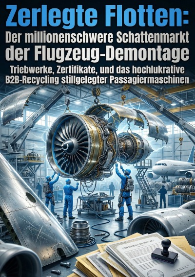 'Cover von Zerlegte Flotten: Der millionenschwere Schattenmarkt der Flugzeug-Demontage'-Cover