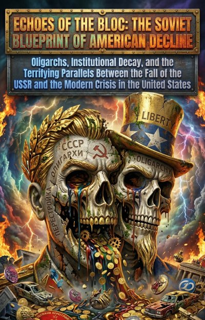 'Cover von Echoes of the Bloc: The Soviet Blueprint of American Decline'-Cover