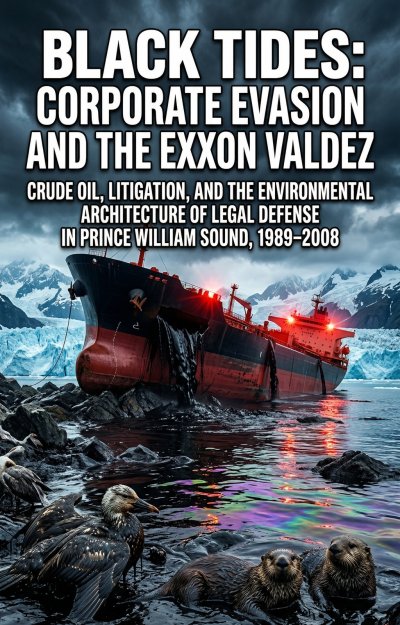 'Cover von Black Tides: Corporate Evasion and the Exxon Valdez'-Cover