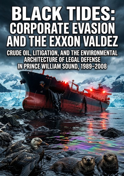 'Cover von Black Tides: Corporate Evasion and the Exxon Valdez'-Cover