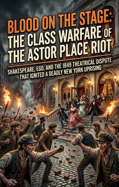 'Cover von Blood on the Stage: The Class Warfare of the Astor Place Riot'-Cover