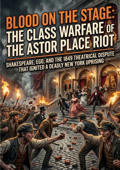 'Cover von Blood on the Stage: The Class Warfare of the Astor Place Riot'-Cover