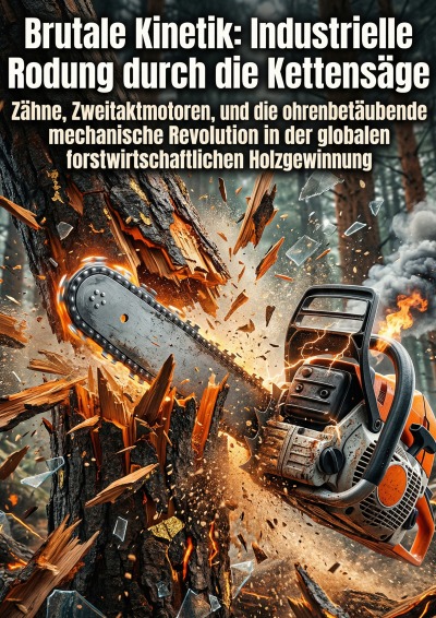 'Cover von Brutale Kinetik: Industrielle Rodung durch die Kettensäge'-Cover
