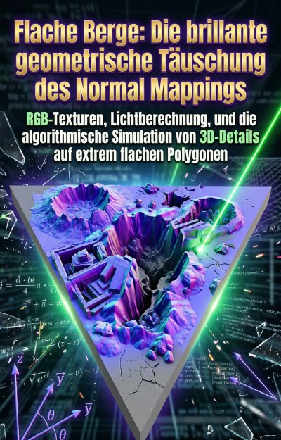 'Cover von Flache Berge: Die brillante geometrische Täuschung des Normal Mappings'-Cover