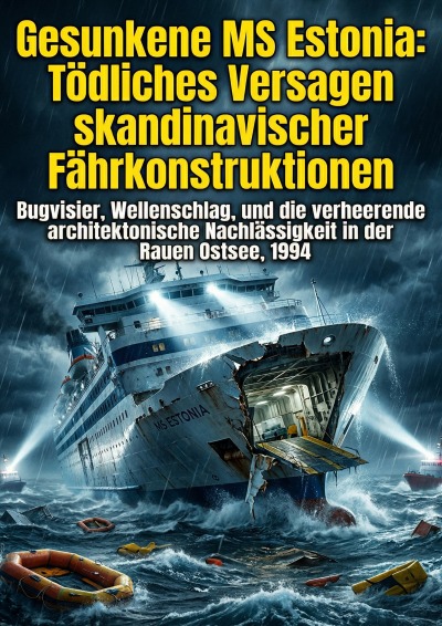 'Cover von Gesunkene MS Estonia: Tödliches Versagen skandinavischer Fährkonstruktionen'-Cover